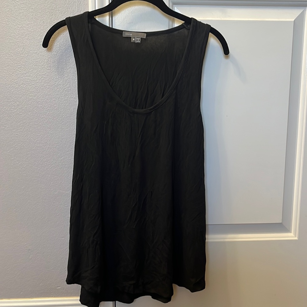 Black tank top